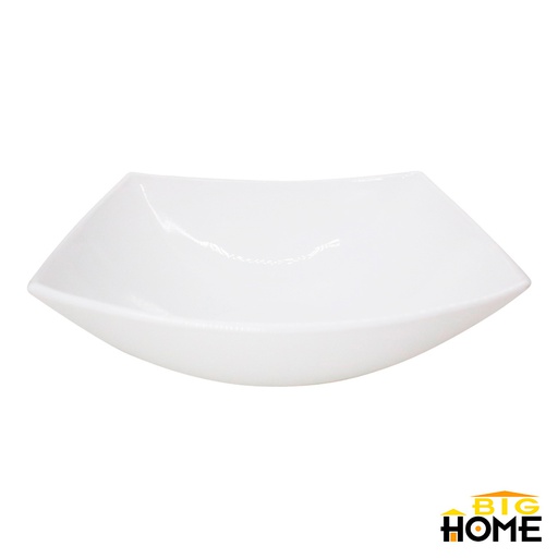 [1204491] Plato Hondo Opal Cuadrado 6.5" Big Home Blanco JFW65/6
