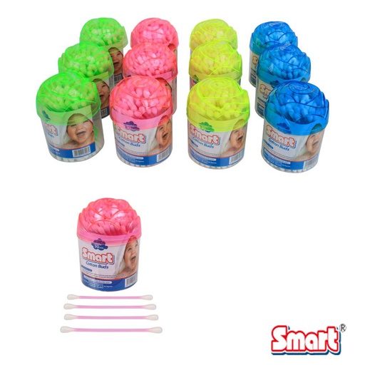 [2100278] Cotonete de Plástico 90pzs Smart BUC-90