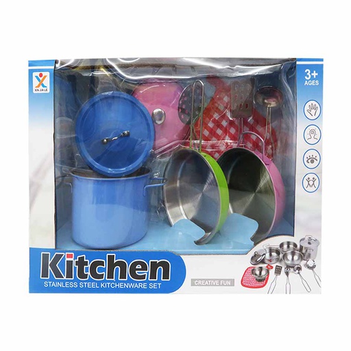 [6101660] Juego De Ollas Kitchen 9 Piezas Caja 988-8