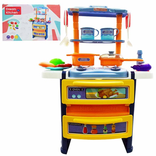 [6100783] Cocina Infantil Con Estufa Y Accesorios 76834