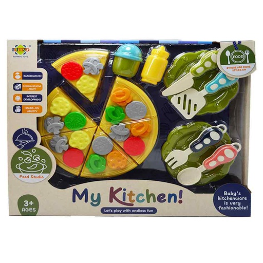 [6101858] Set Cocina Con Accesorios 14 Piezas My Kitchen Rm82037