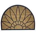 Alfombra Semicircular Para Exteriores 60Cmx90Cm | Mia8535