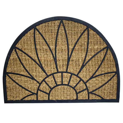 [1300563] Alfombra Semicircular Para Exteriores 60Cmx90Cm | Mia8535