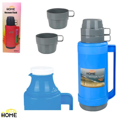 [1800439] Termo Plastico con Doble Taza 1.8L Big Home DA518