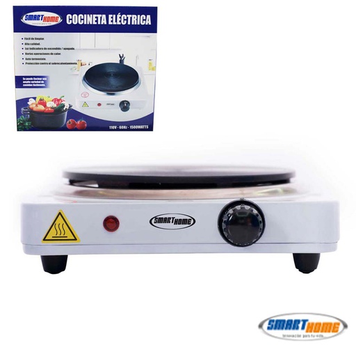 [7100423] Cocineta Electrica 1 Hornilla 1500W Smart Home AD-S151