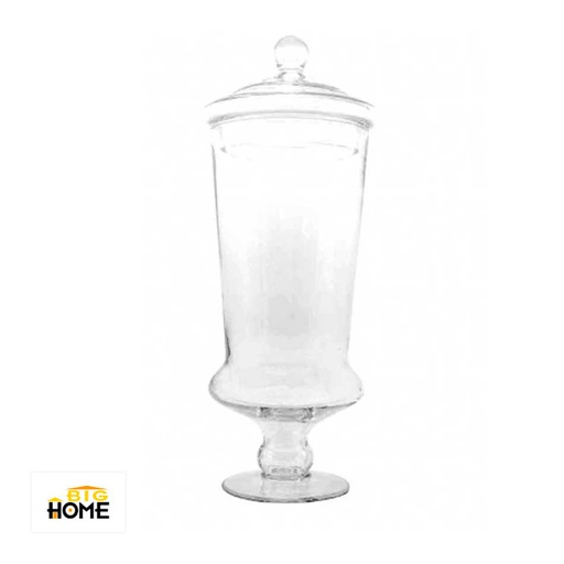 [1301702] Jarrón Vidrio Big Home Con Tapa Mv1013-46