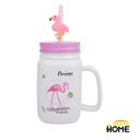Jarro Ceramica Con Sorbete Flamingo Big Home Mia-7632