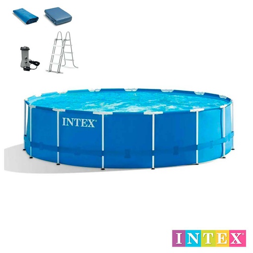 [6300556] Piscina Desmontable con Accesorios 122x457cm 4440Gal Intex 28241EP
