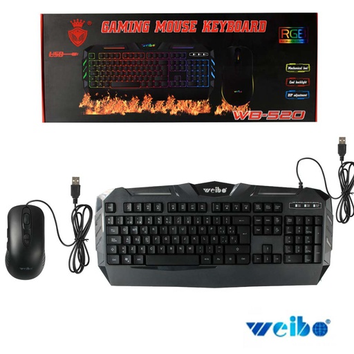 [7200208] Combo Teclado + Mouse Gamer Mia-9021