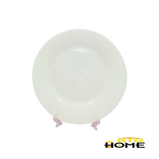 [1204693] Plato Tendido Opal Redondo 7 pulgadas Big Home Blanco LFBP70/6