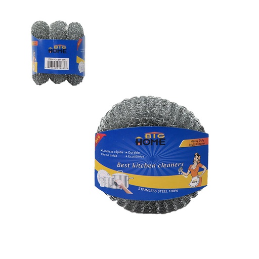 [1701147] Pack De Estropajos Big Home 3 Piezas 20G Bh006