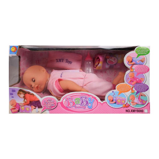 [6100953] Muñeca Dormilona Con Accesorios Xmy8080