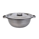 Tazón Con Tapa Acero 18Cm Mia-5495