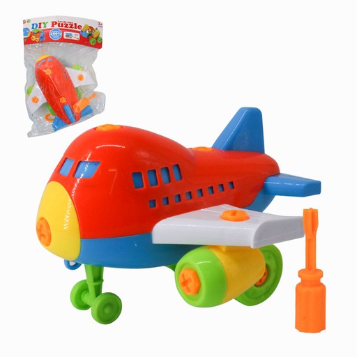 [6100113] Juguete Avión Armable Funda 5008B
