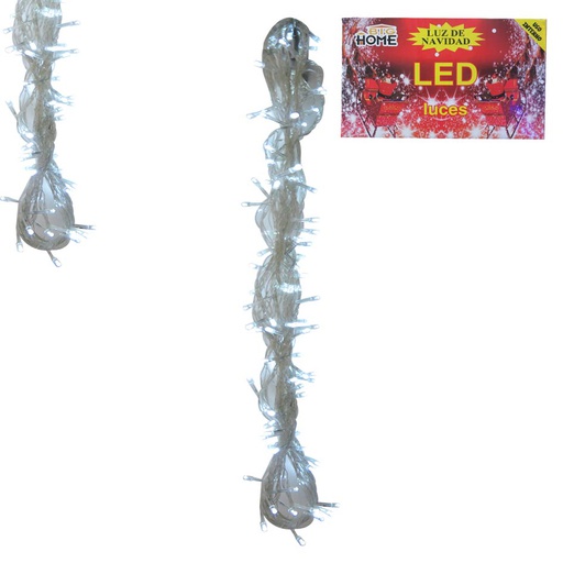 [6201803] Luces Navidad Led Guirnaldas 400L Blanca Mia-7198B400