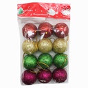Adorno Navidad Bolas X12 Mia-7231