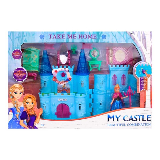 [6100646] Castillo My Castle Mdiano Con Muñecas Y Accesorios Sg29034