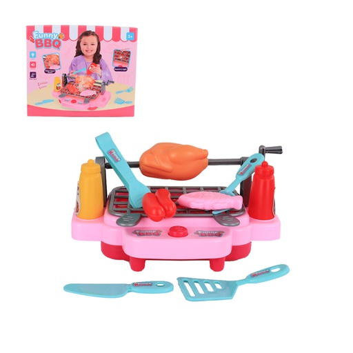 [6100745] Asador Parrilla Funny Luz Y Sonido 01858