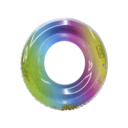 [6300135] Flotador Arcoíris Traslúsido Brillante 80Cm Mia-8715