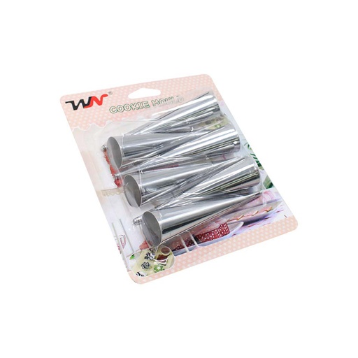 [1105861] Set Conos Para Hornear Acero Blister 6 Piezas Mia-6514