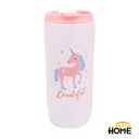 Vaso Ceramica Termico Unicornio 400Ml Big Home Mia7636