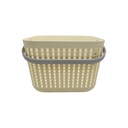 Canasta Plástica Cuadrada Surtido Mia-8526