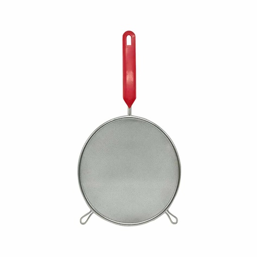 [1106965] Colador Metalico De Malla Con Mango Rojo Nro.21 | Mia-1141