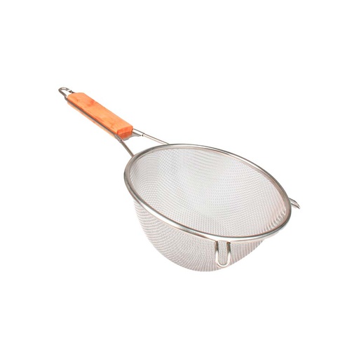 [1106947] Colador Metalico De Malla Con Mango De Madera Nro. 18 | Mia-5160