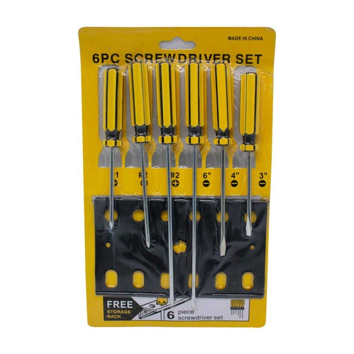 [3100276] Set Desarmadores 6 Piezas Pl-Est Mia-5355