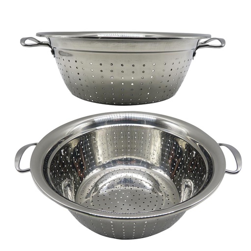 [1107352] Escurridor Acero Inoxidable 28Cm Mia-4108