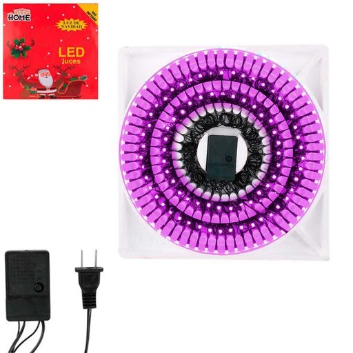 [6201910] Luces Navidad Led Correc 140L Mia-4222F Fucsia