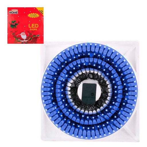 [6201906] Luces Navidad Led Correc 140L Mia-4222A Azul