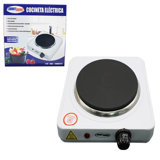 [7100421] Cocineta Electrica 1 Hornilla 1000W Smart Home AD-S102