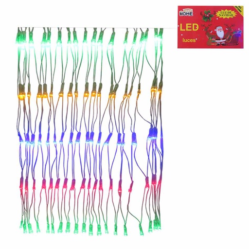 [6201971] Luces Navidad Malla Led 320L Multicolor Mia-M320