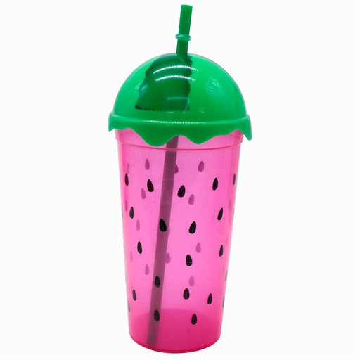 [1202412] Vaso Con Sorbete Plástico Grande Sandia Big Home Mia-8300