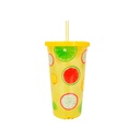 Vaso Con Sorbete Plástico Big Home Mia-8302