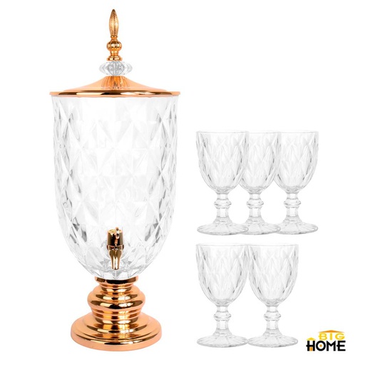 [1100502] Dispensador Big-Home +5 Copa Vidrio Wl-65