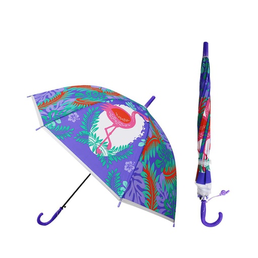 [6400064] Paragua Bastón Flamingo Surtido Mia-8672