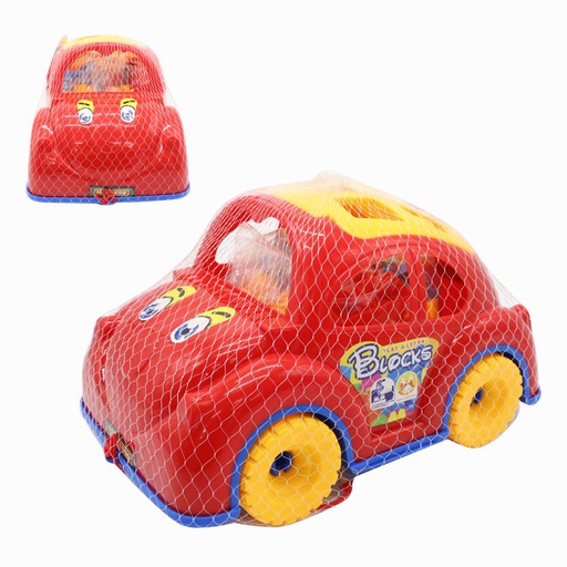 [6100227] Carro Didactico C/Lego Malla 39 Piezas 8899