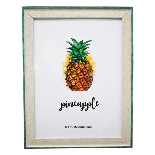 [1302568] Porta Retrato Piña Surtido 15Cm X 20Cm Mia-7714