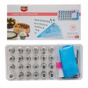 Set Manga Pastelera Y Boquilla 35 Piezas Mia-7957