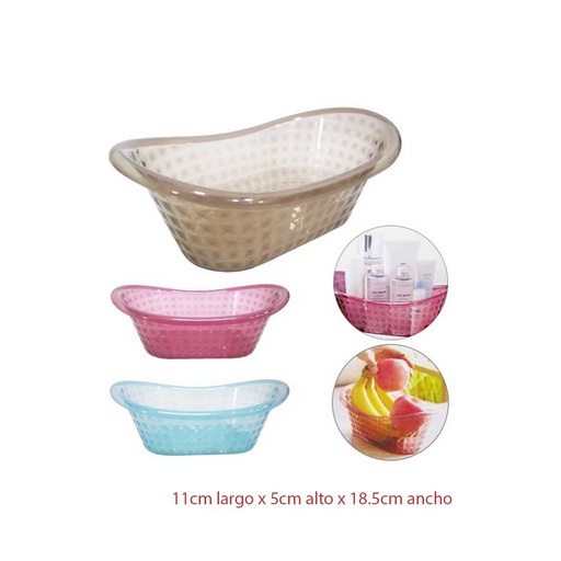 [1700648] Canastilla Plástica Organizadora Mia-9048