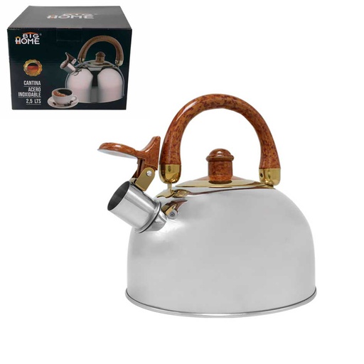 [1105566] Cantina De Acero Inoxidable 2.5 Litros Big Home Cromada Am1001