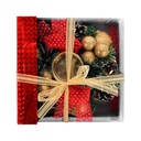 Candelabro Piñas Navideños Mia-10071