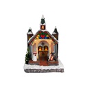 Iglesia Navidad Musical Y Con Luz Mia-10108