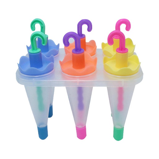 [1106016] Molde Para Helado X6 Piezas Con Tapa Y Paleta Mia-9137