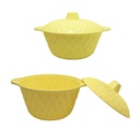 Tazón Con Tapa Plástico Mediana Surtido Mia-9143