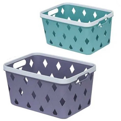 [1700663] Canastilla Plástica Rectangular Mia-10277