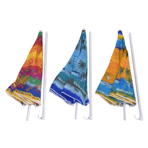 [6300510] Parasol de Playa 160cm Estampado Big-Home BH-85-P