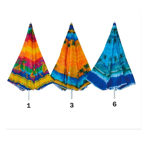 [6300490] Parasol 100Cm Big-Home Estamp Surtido Tela Uv Bh-100-P